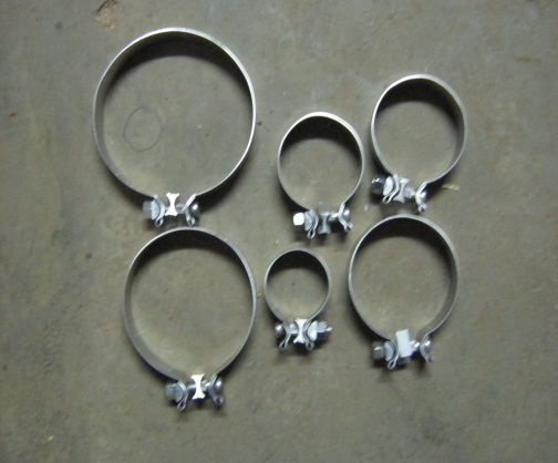 Rush Exhaust Purification - Single Bolt Clamps